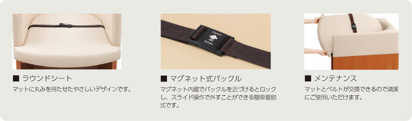 omoio(オモイオ):オムツっ子NR用脇台(旧アビーロード品番:C-204) BR-NR-ST(メーカー直送品)