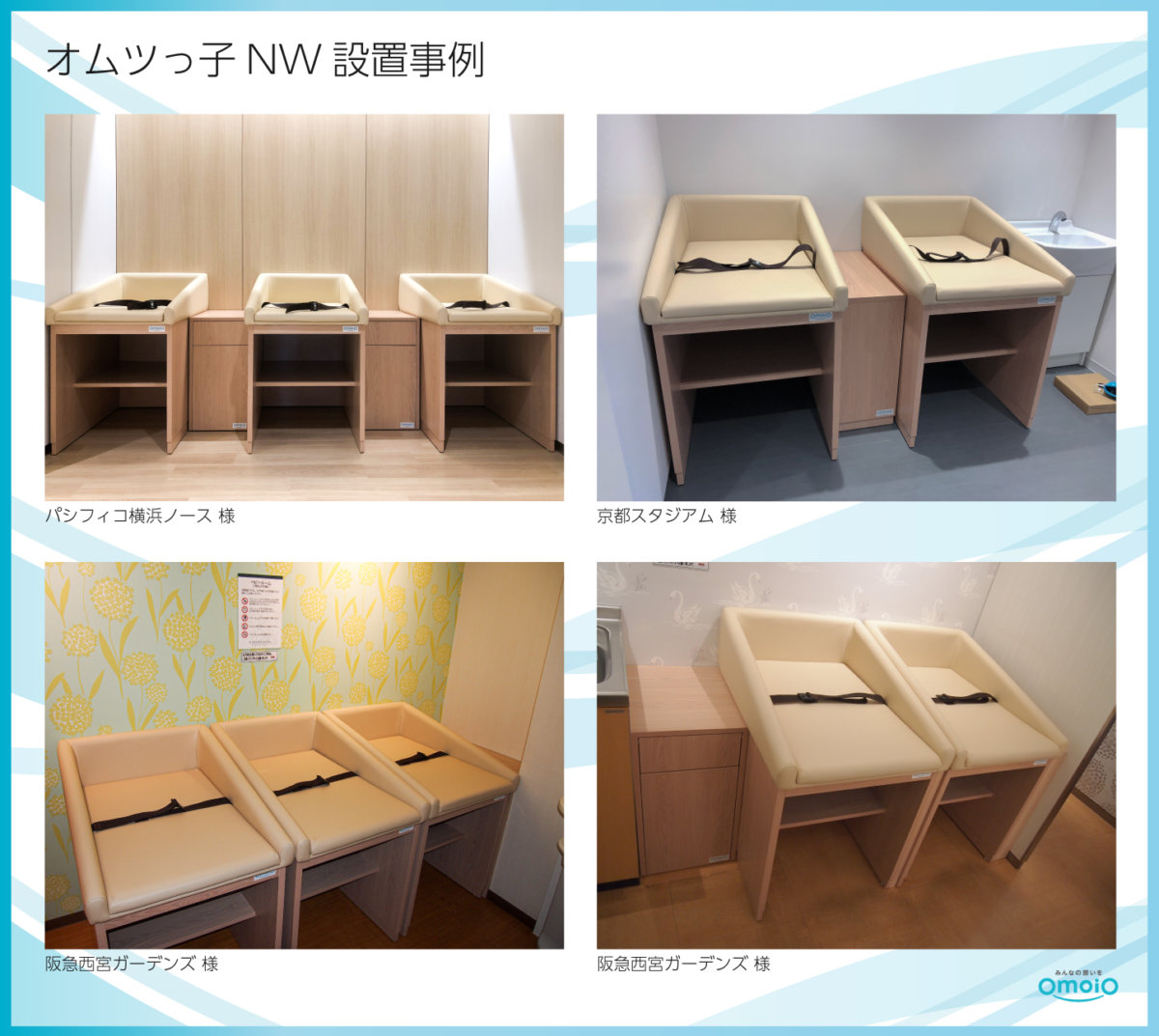 omoio(オモイオ):オムツっ子四方囲み BR-4W(メーカー直送品)